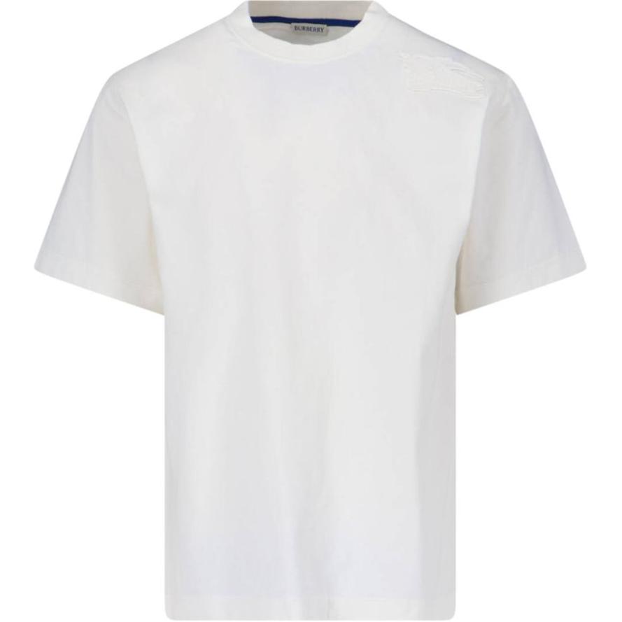 

Футболка с мотивом рыцаря-всадника Burberry, белый