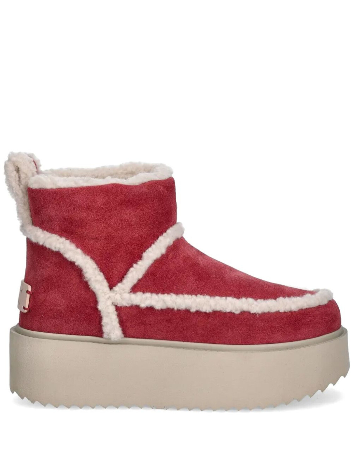 Женские ботинки Inuikii Coccinelle с мехом, розовый