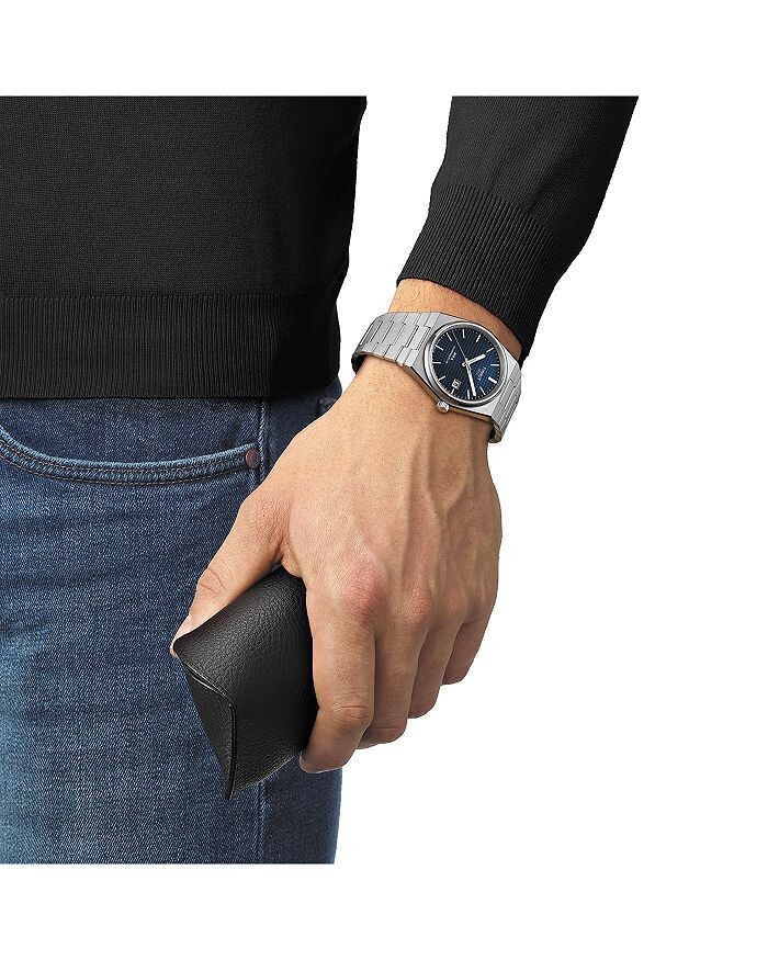 

Часы Tissot PRX Powermatic 80, 40 мм, синий