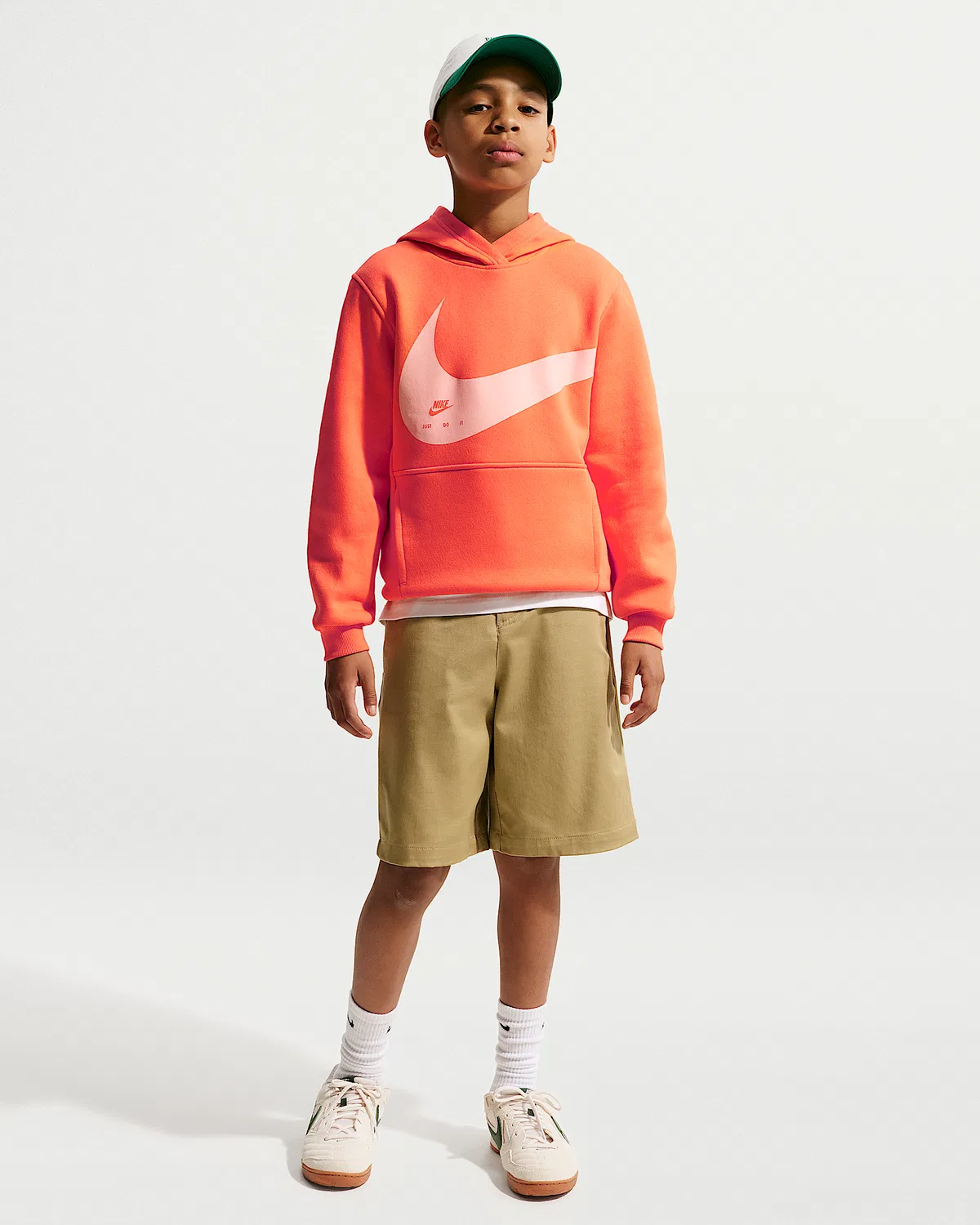 Детская худи Nike Sportswear Club, Turf Orange/Arctic Orange — фото 4