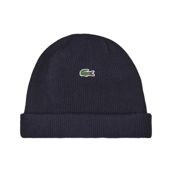 

Шерстяная шапка Lacoste, синий