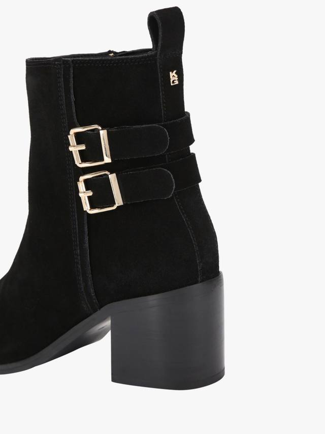 Таня замшевые ботильоны с пряжкой KG Kurt Geiger, черный — фото 4