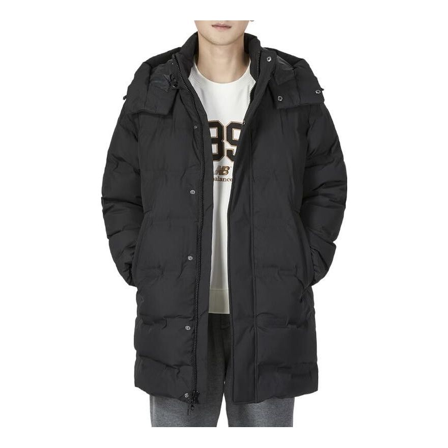 

Куртка New Balance Long Puffer Jacket 'Black', черный