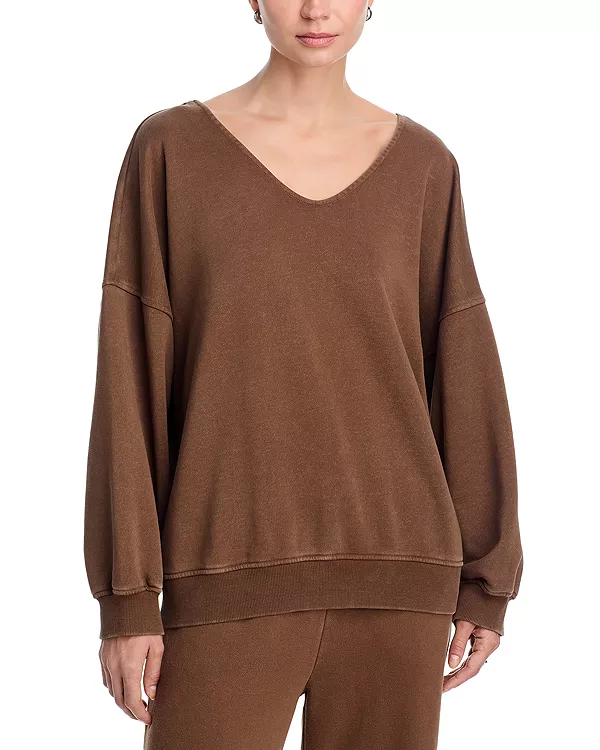 

Толстовка с V-образным вырезом Vintage Havana, коричневый