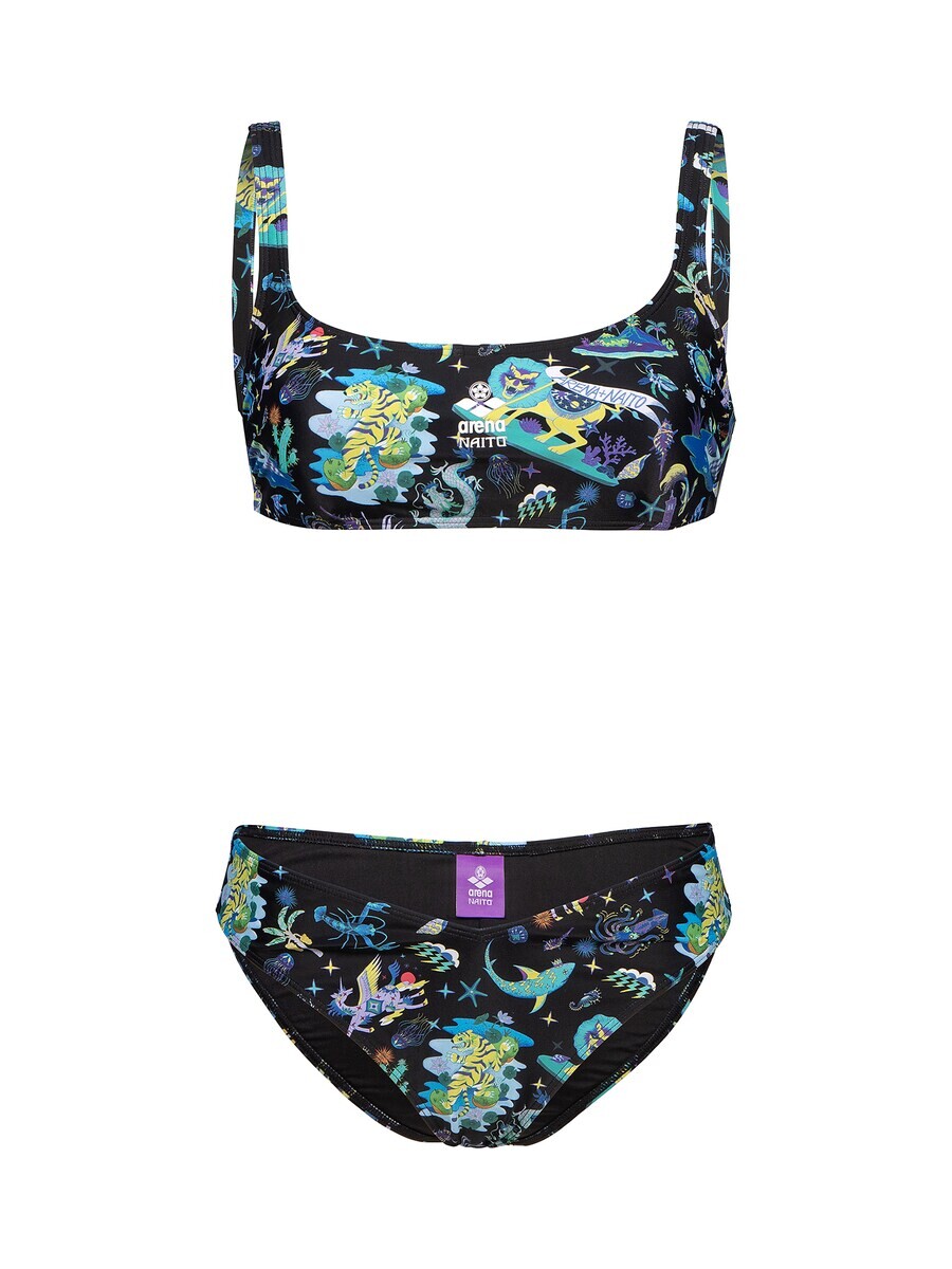 

Бралетт ARENA Bralette Sports Bikini Naito Fun Planet, цвет Navy/Light blue