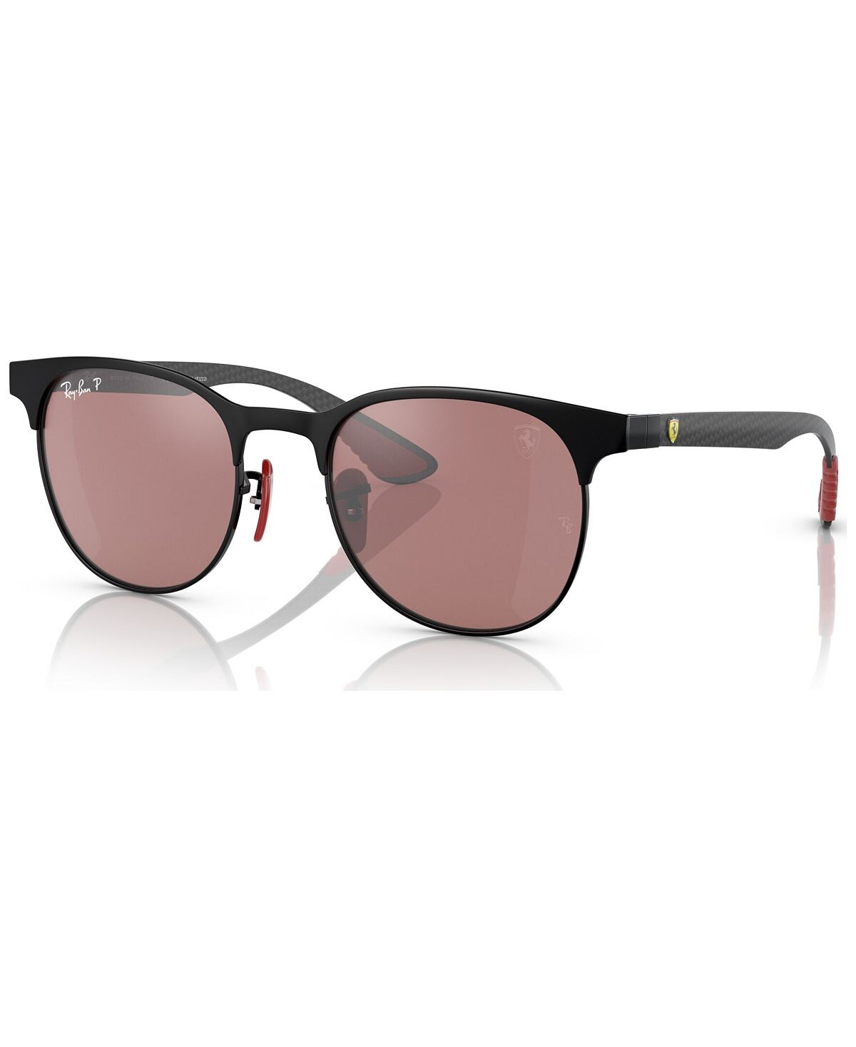 

RB8327M Поляризованные солнцезащитные очки унисекс Scuderia Ferrari Collection 53 Ray-Ban, черный
