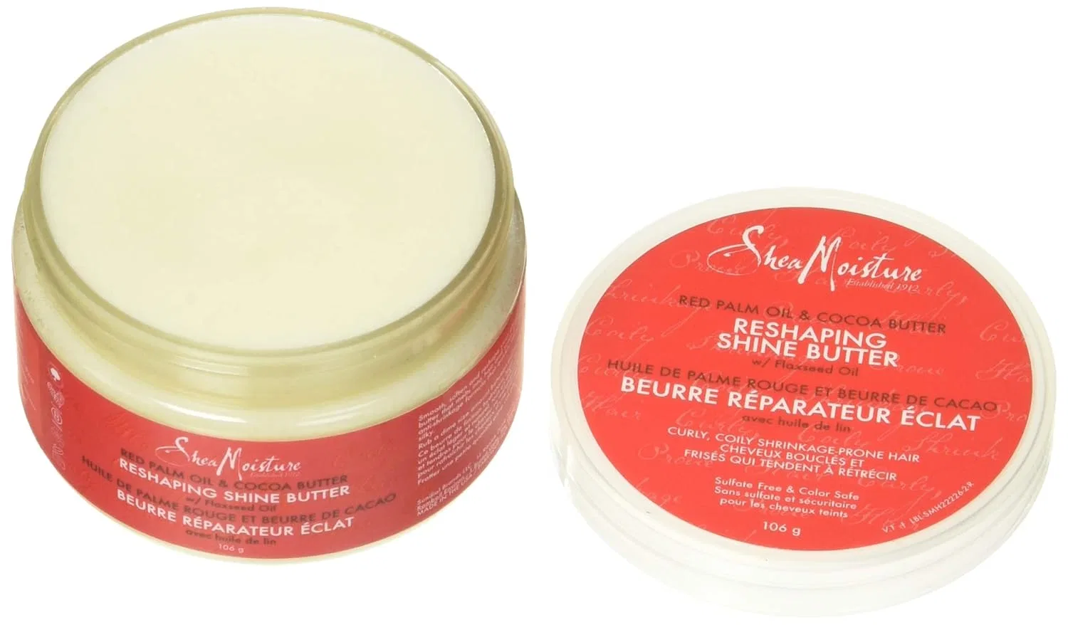 Масло для укладки волос «Red Palm Oil and Cocoa Butter Reshaping Shine Buerre» от Shea Moisture Shea Moisture — фото 3
