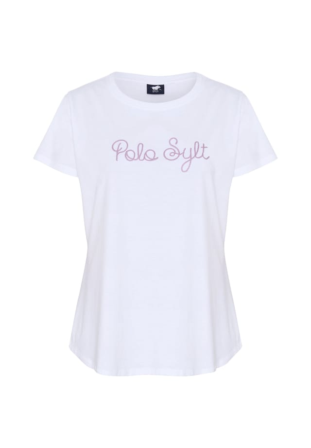 

Футболка с дизайном этикетки Polo Sylt, белый