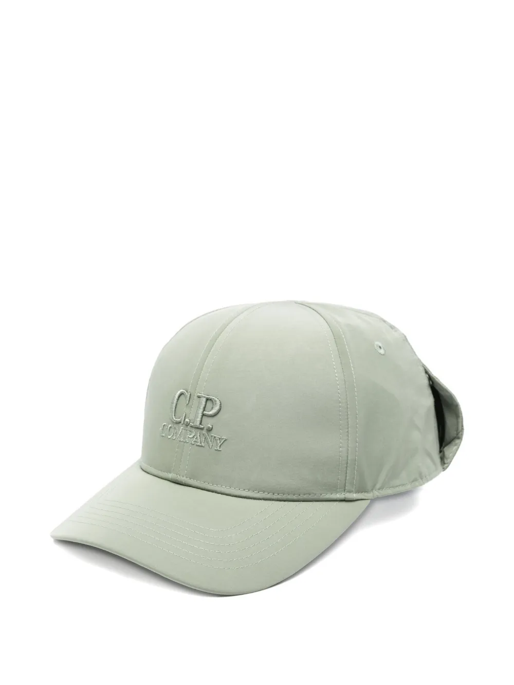 

Бейсболка с декором Goggle C.P. Company, зеленый