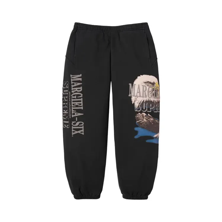 Спортивные штаны Supreme x MM6 Maison Margiela Eagle, цвет «черный»