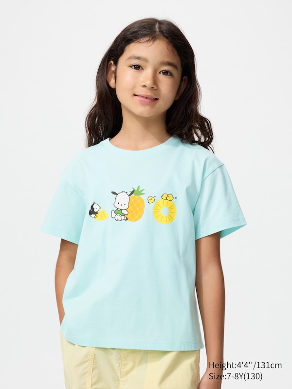 

Футболка UT Sanrio Characters Uniqlo, 51 green, Зеленый, Футболка UT Sanrio Characters Uniqlo, 51 green