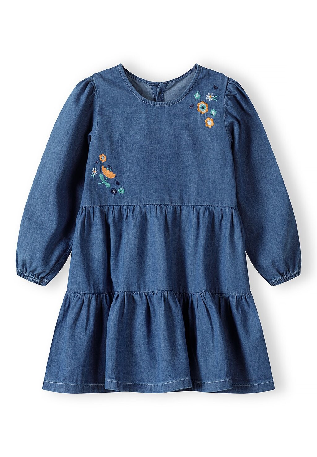 

Джинсовое платье CHAMBRAY TIERED MINOTI, цвет denim