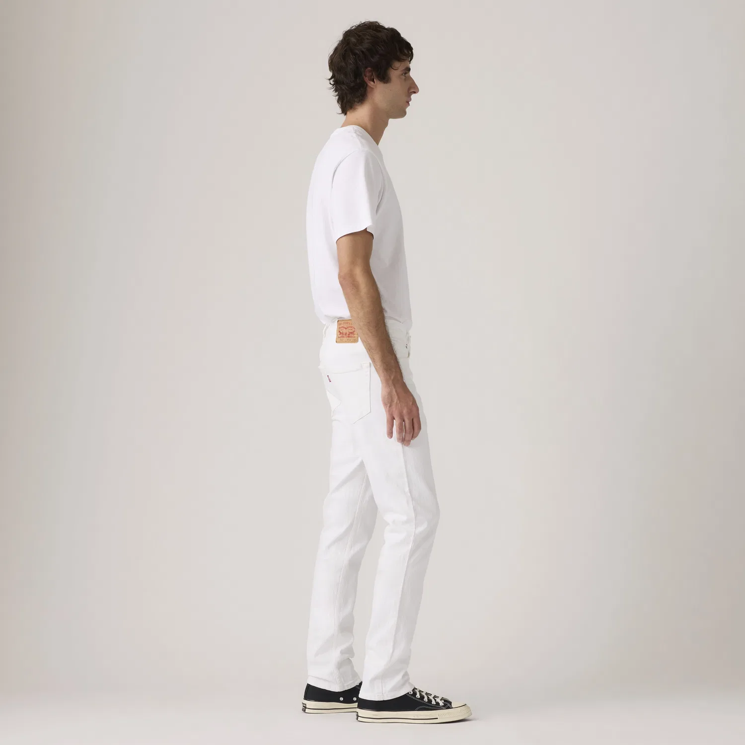Мужские джинсы 511 Slim Levi's, белый — фото 4