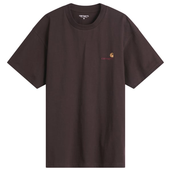 

Футболка с американским шрифтом Carhartt Wip, Palisander