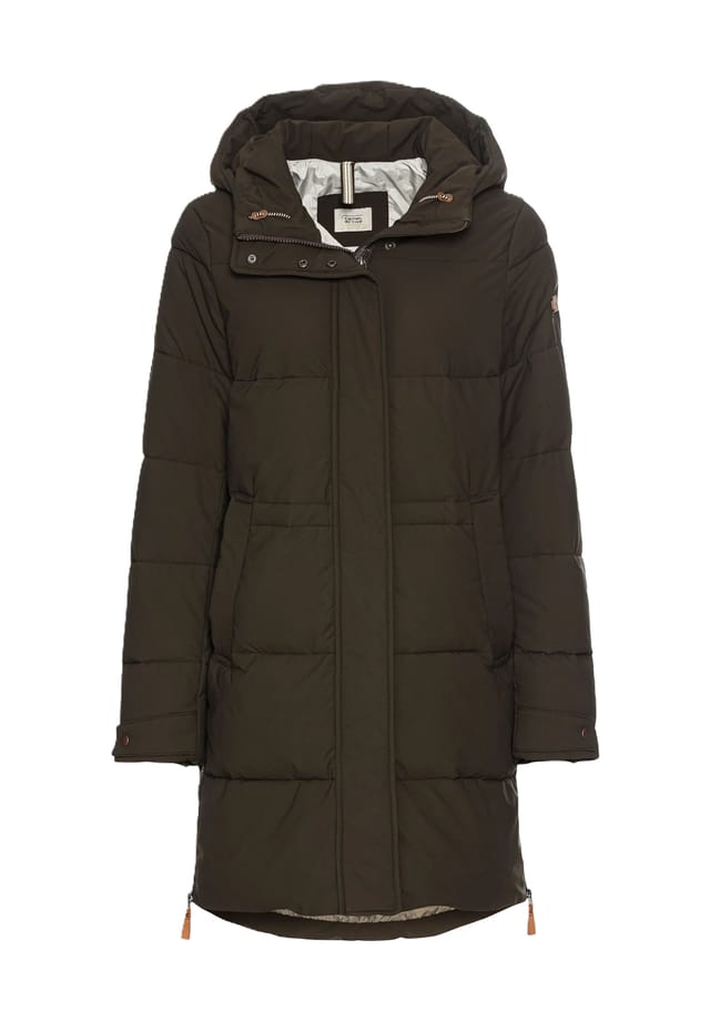 

Стеганое пальто с капюшоном Camel Active, цвет 38 forest