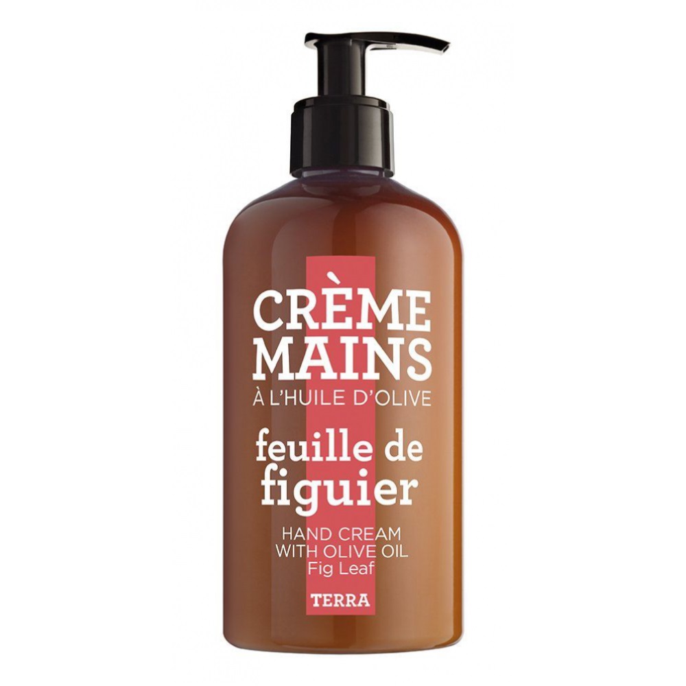 

Крем для рук с оливковым маслом, аромат листьев инжира figuiier hand cream with olive oil fig leaf Terra, 300 мл