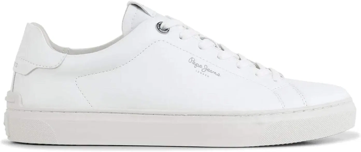 Кроссовки Pepe Jeans Camden Club из кожи, белые