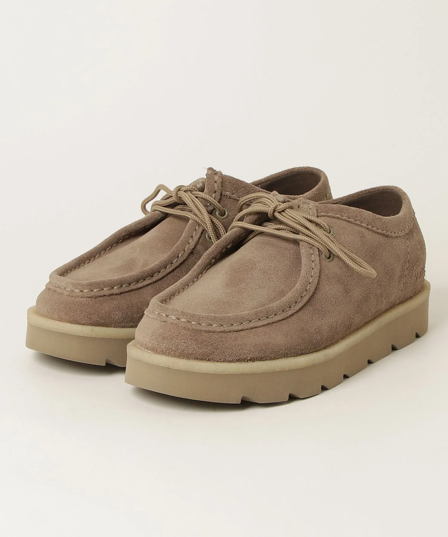 Мужские замшевые туфли Clarks Meare Walla серые — фото 3