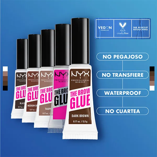 Фиксирующий гель для бровей The Brow Glue Nyx Professional Make Up, цвет taupe — фото 4