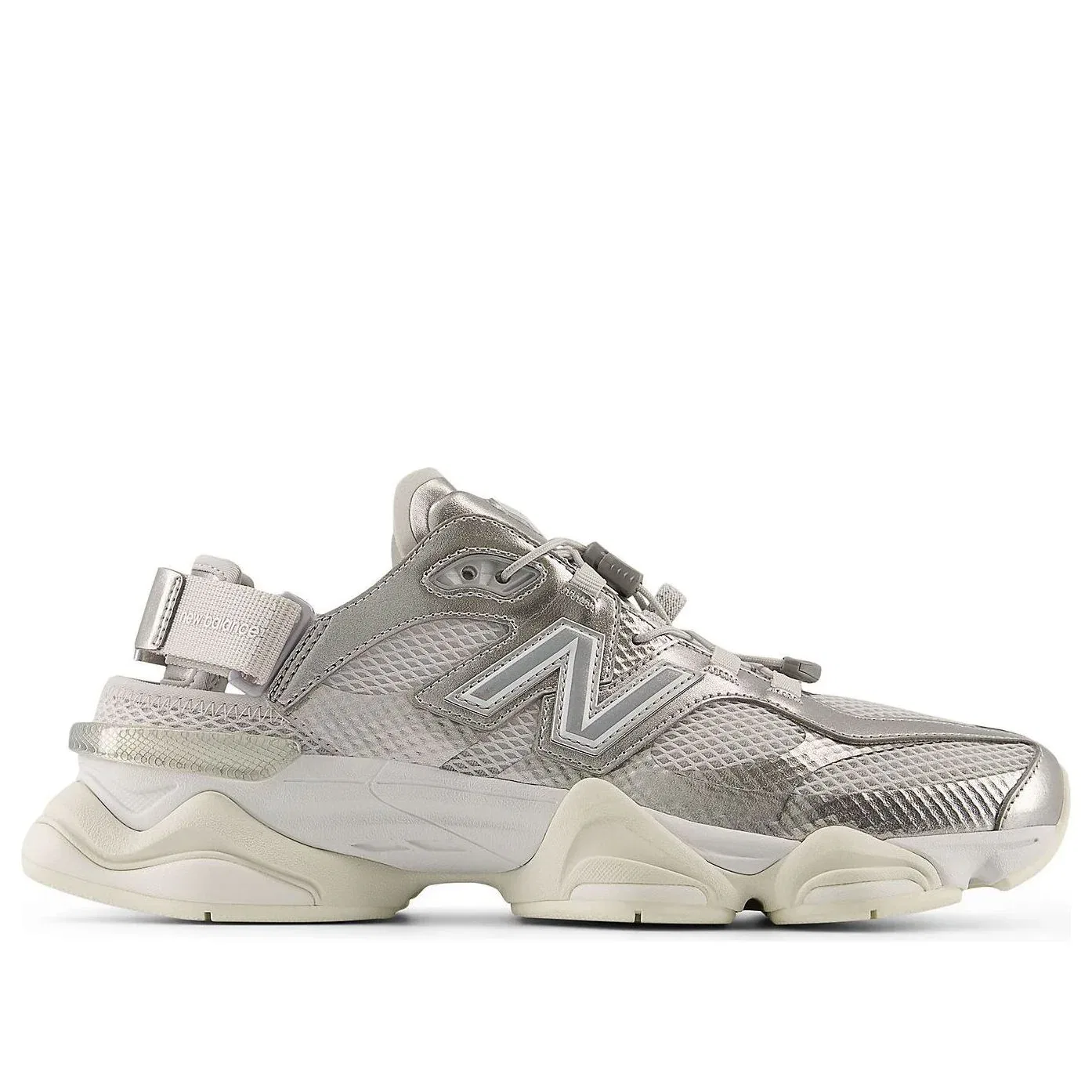 Кроссовки New Balance 9060Sv1 'Silver Metallic Sea Salt' U90605FL, серебро — фото 2
