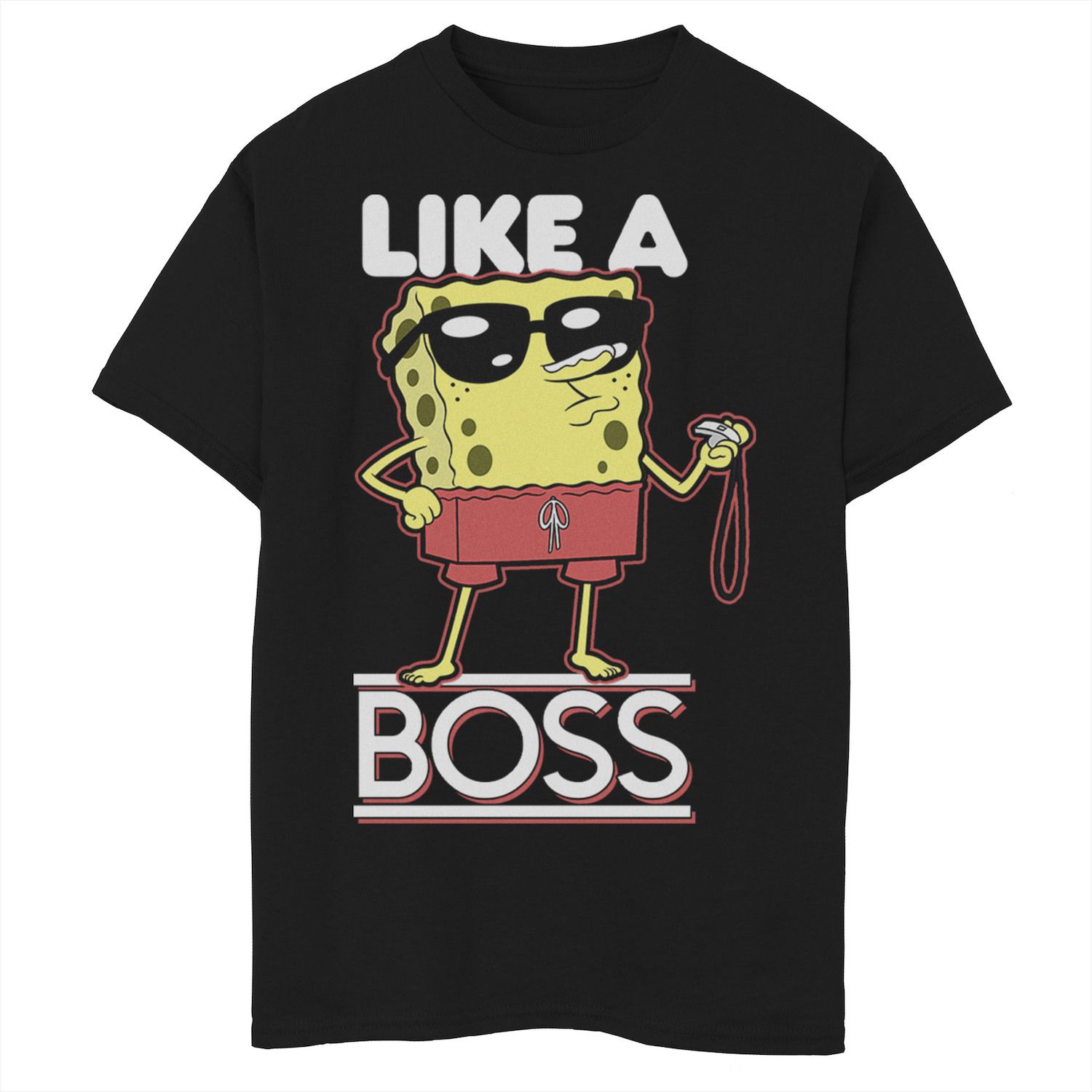 

Футболка с рисунком Nickelodeon SpongeBob SquarePants Lifeguard Like A Boss для мальчиков 8–20 лет Nickelodeon