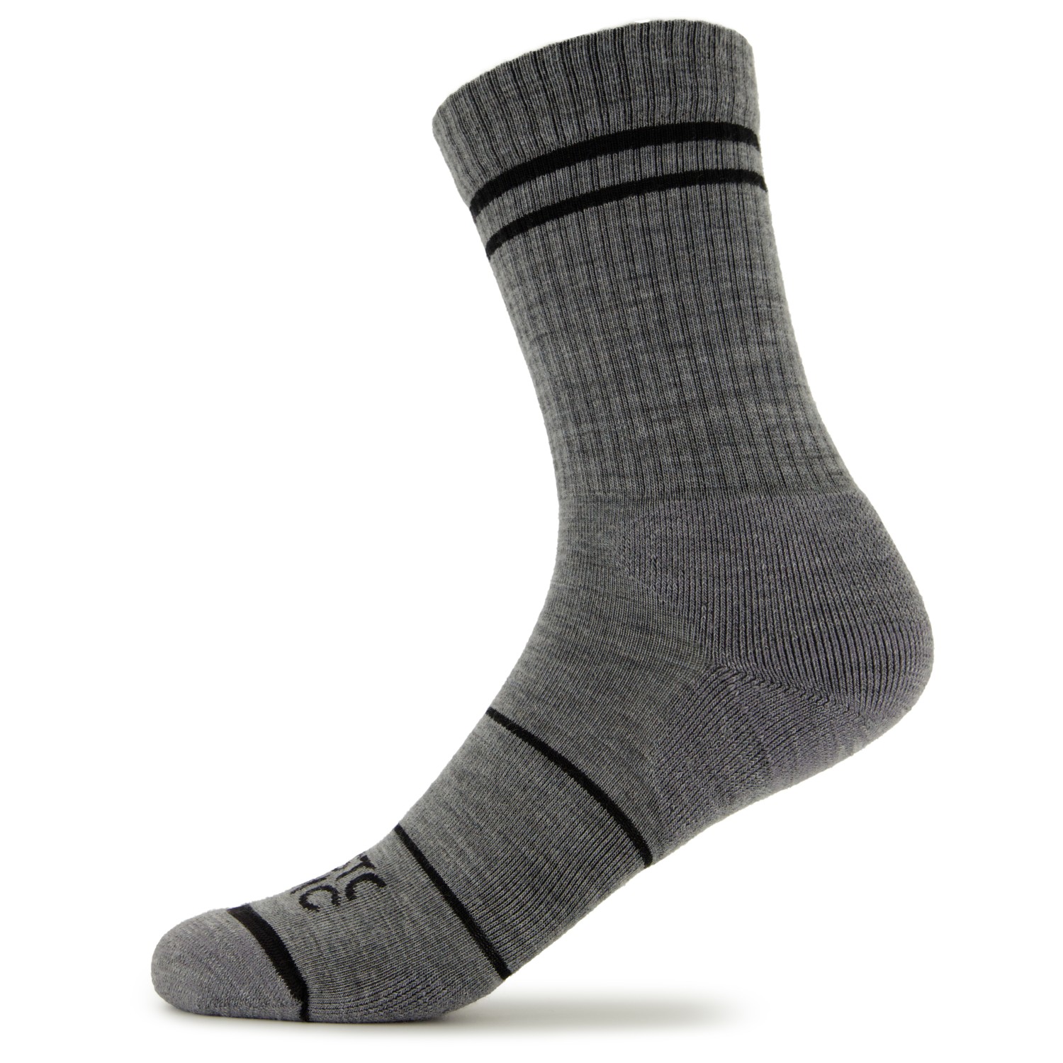 

Многофункциональные носки Stoic Merino Crew Tech Rib Stripes Socks, цвет Grey Melange