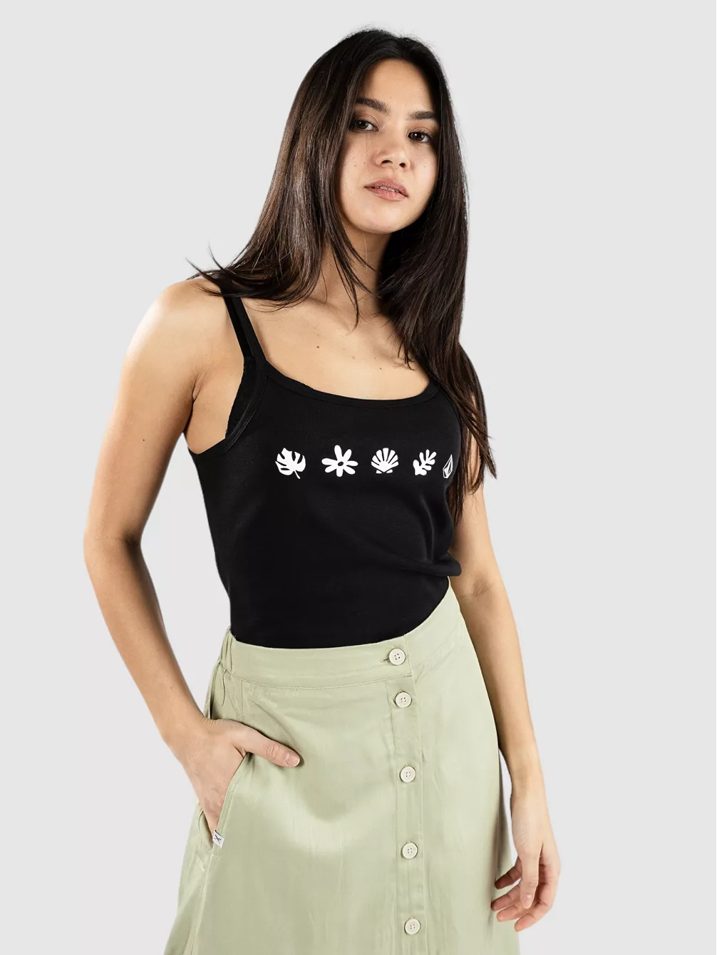 

Майка 1991 года с ремешками Volcom, черный