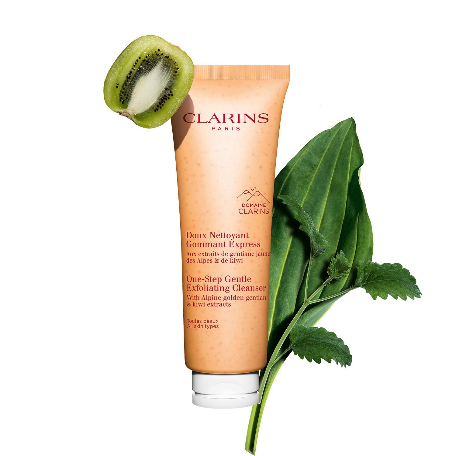 Крем для лица Clarins — Очищающий doux nettoyant gommant express , объем, 126 мл — фото 2
