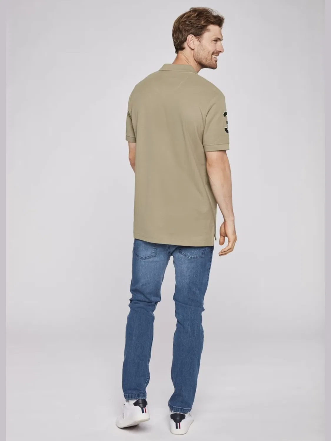 Рубашка на пуговицах стандартного кроя ' UMAlfredo ' U.S. Polo Assn., Beige — фото 4
