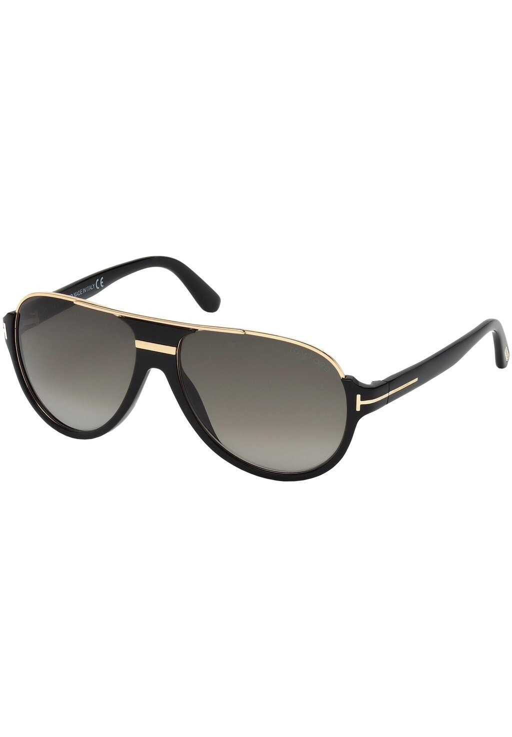 

Солнцезащитные очки DIMITRY Tom Ford, цвет shiny black gold/grey shaded