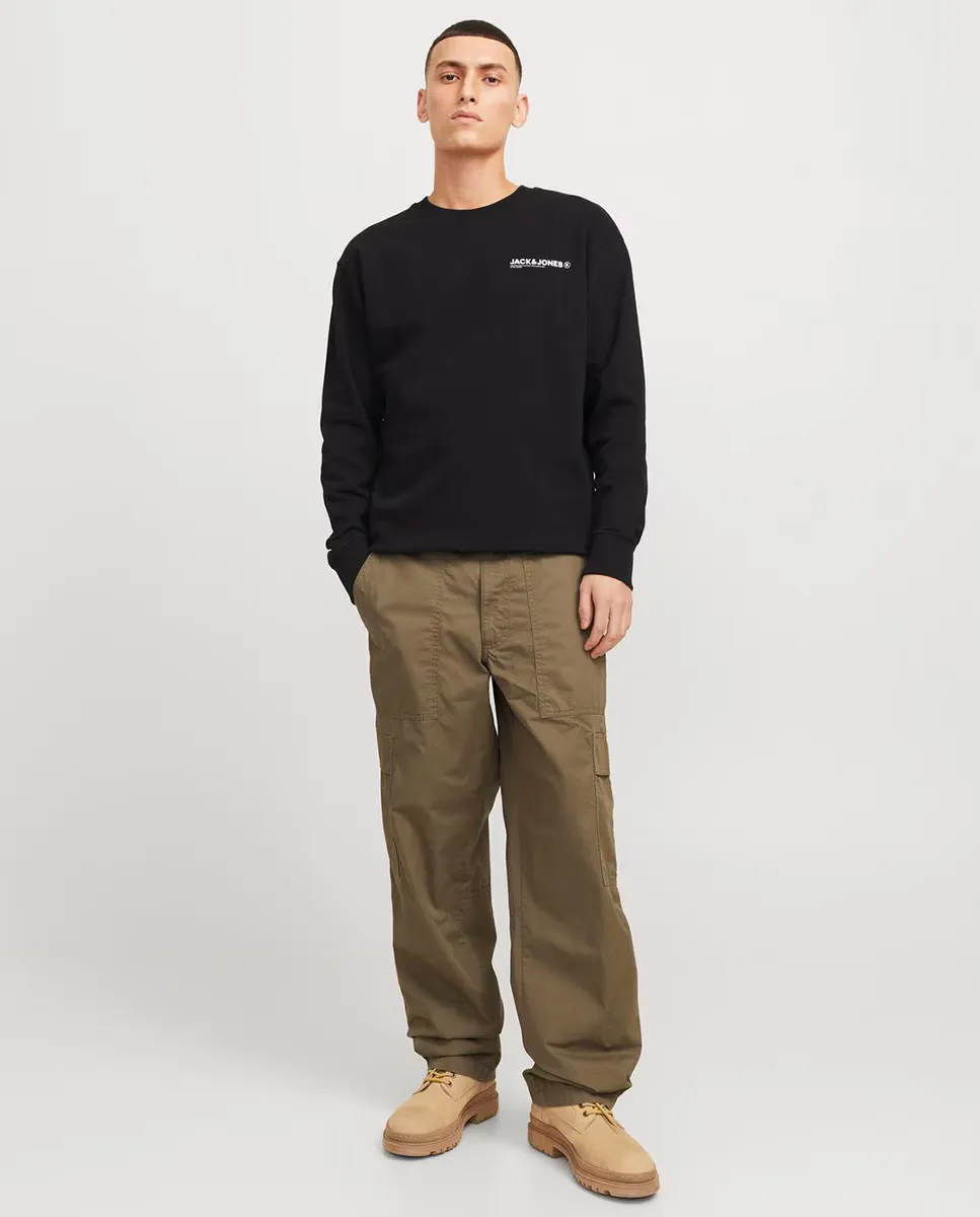

Мужские брюки-карго с боковыми карманами Jack & Jones, бежевый