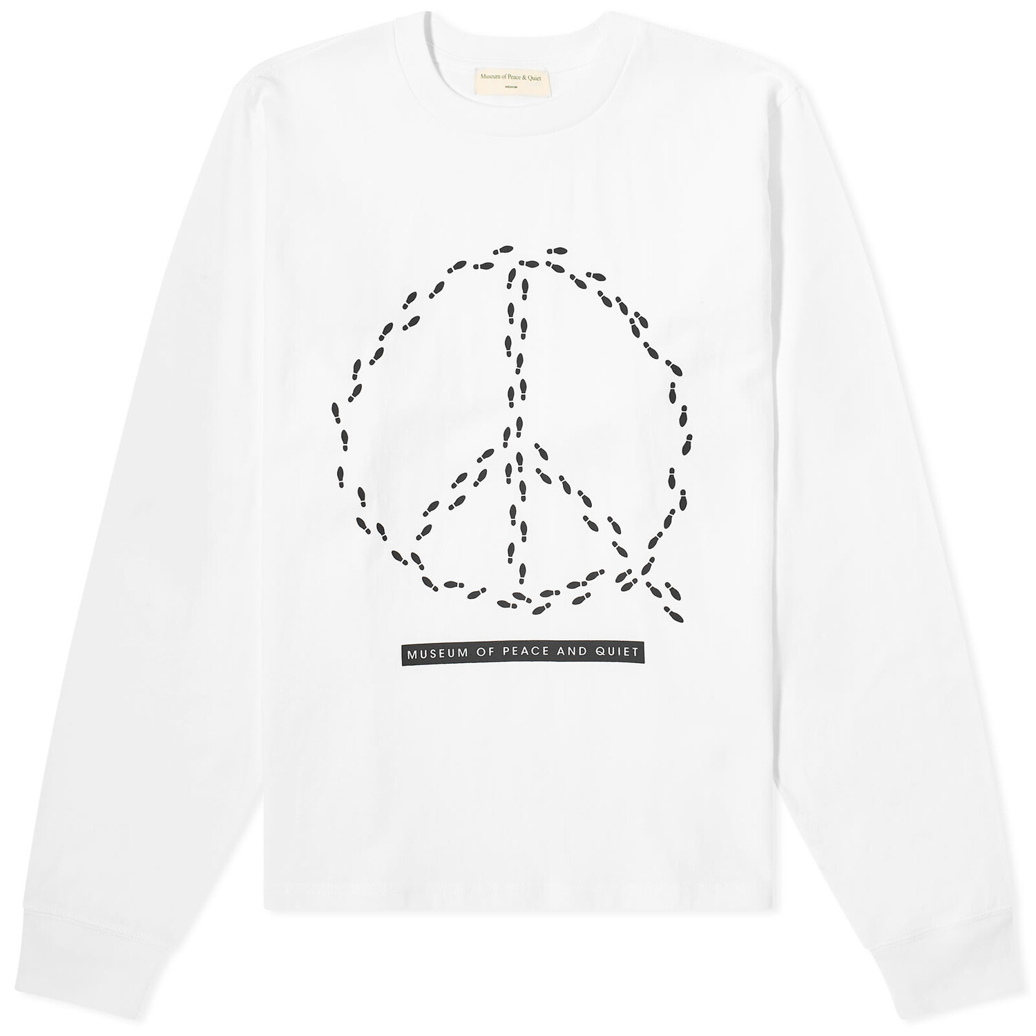 

Лонгслив Museum Of Peace And Quiet Peaceful Path Long Sleeve T-Shirt, белый
