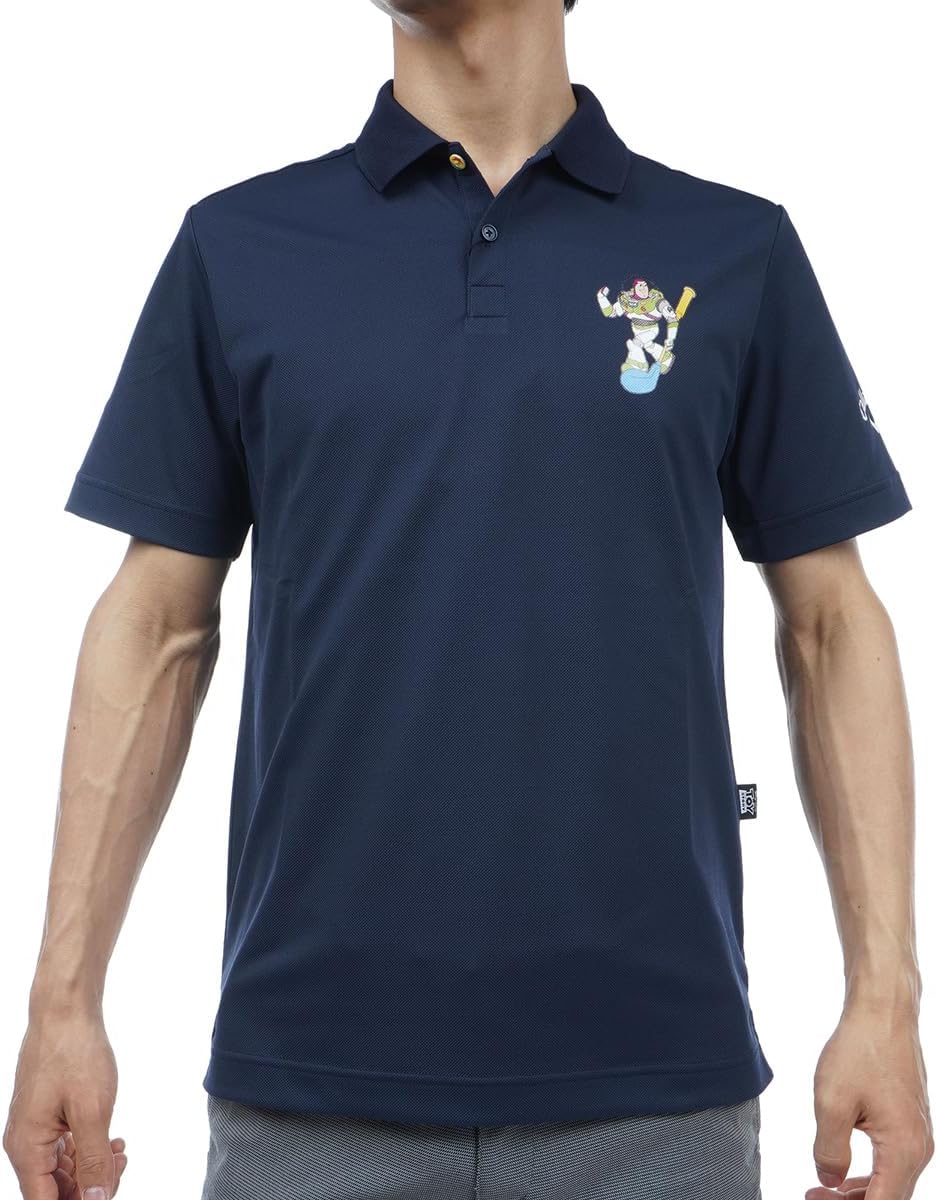 

Мужская поло-рубашка Callaway C23134140 с коротким рукавом, коллаборация с мультфильмом «История игрушек», темно-синий