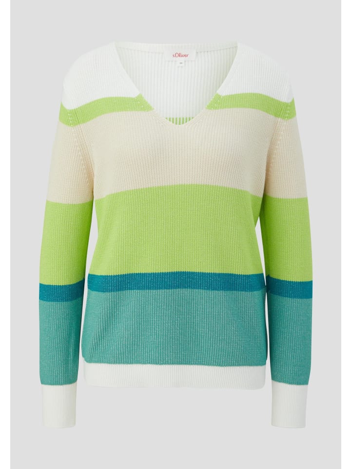 

s.Oliver Вязаный свитер 74х8, салатового цвета