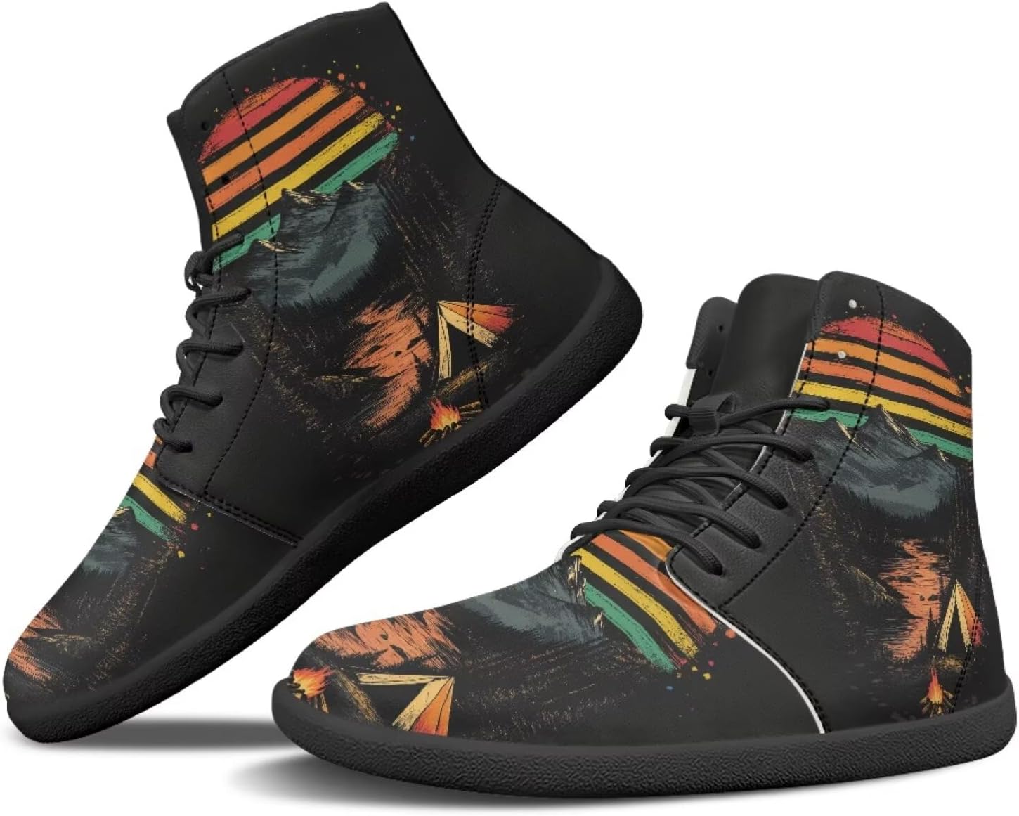 

Охотничьи ботинки Binienty Barefoot для мужчин и женщин, водонепроницаемые, из искусственной кожи, высокие, с поддержкой лодыжки, спортивная обувь, Camping