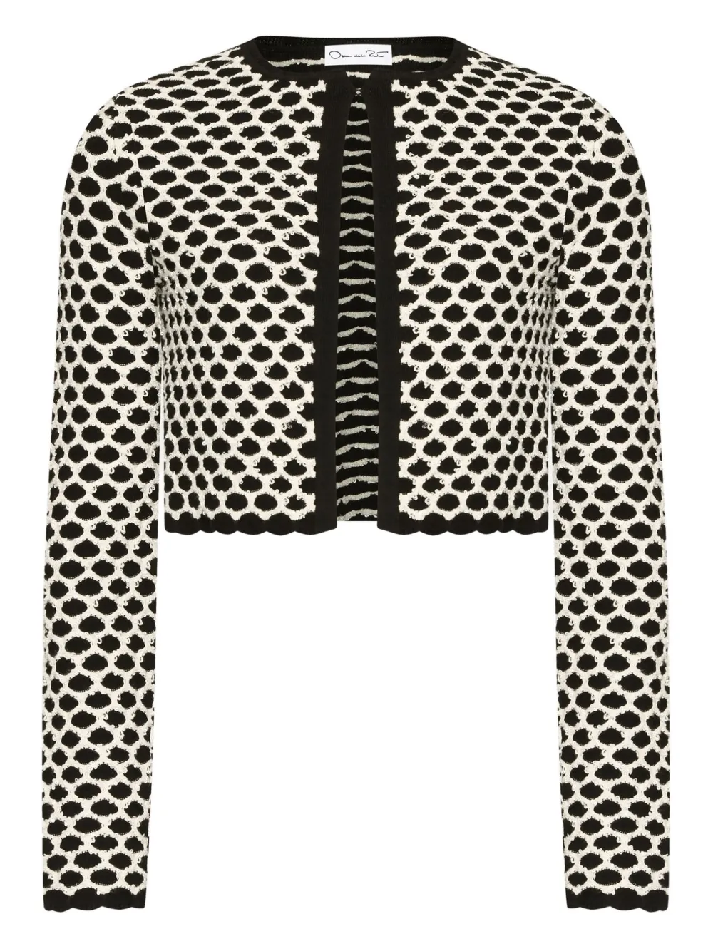 

Вязаный кардиган Oscar de la Renta, черный