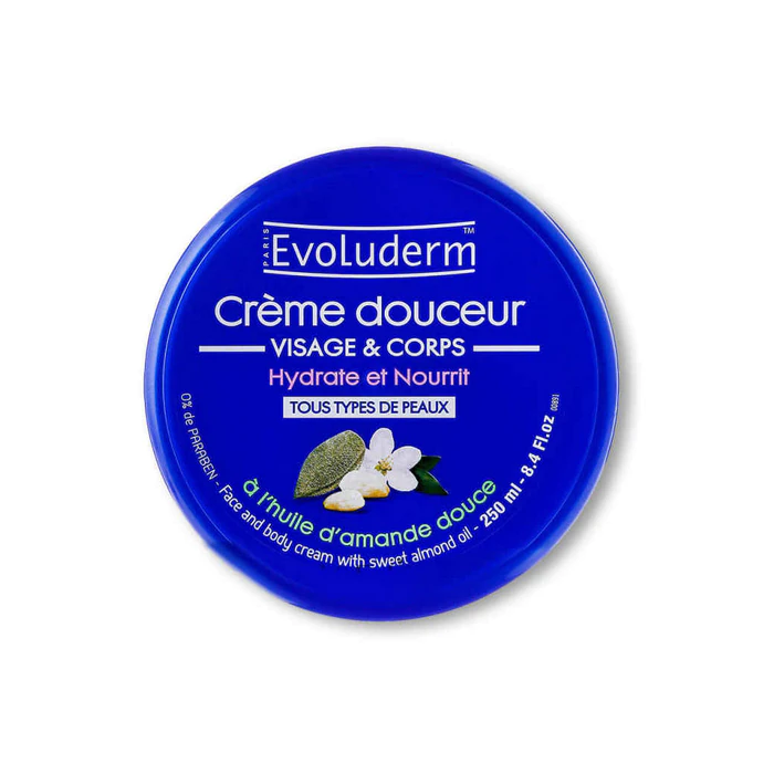 

Крем для лица Crema Multiuso con Aceite de Almendras Dulces Evoluderm, 250 ml