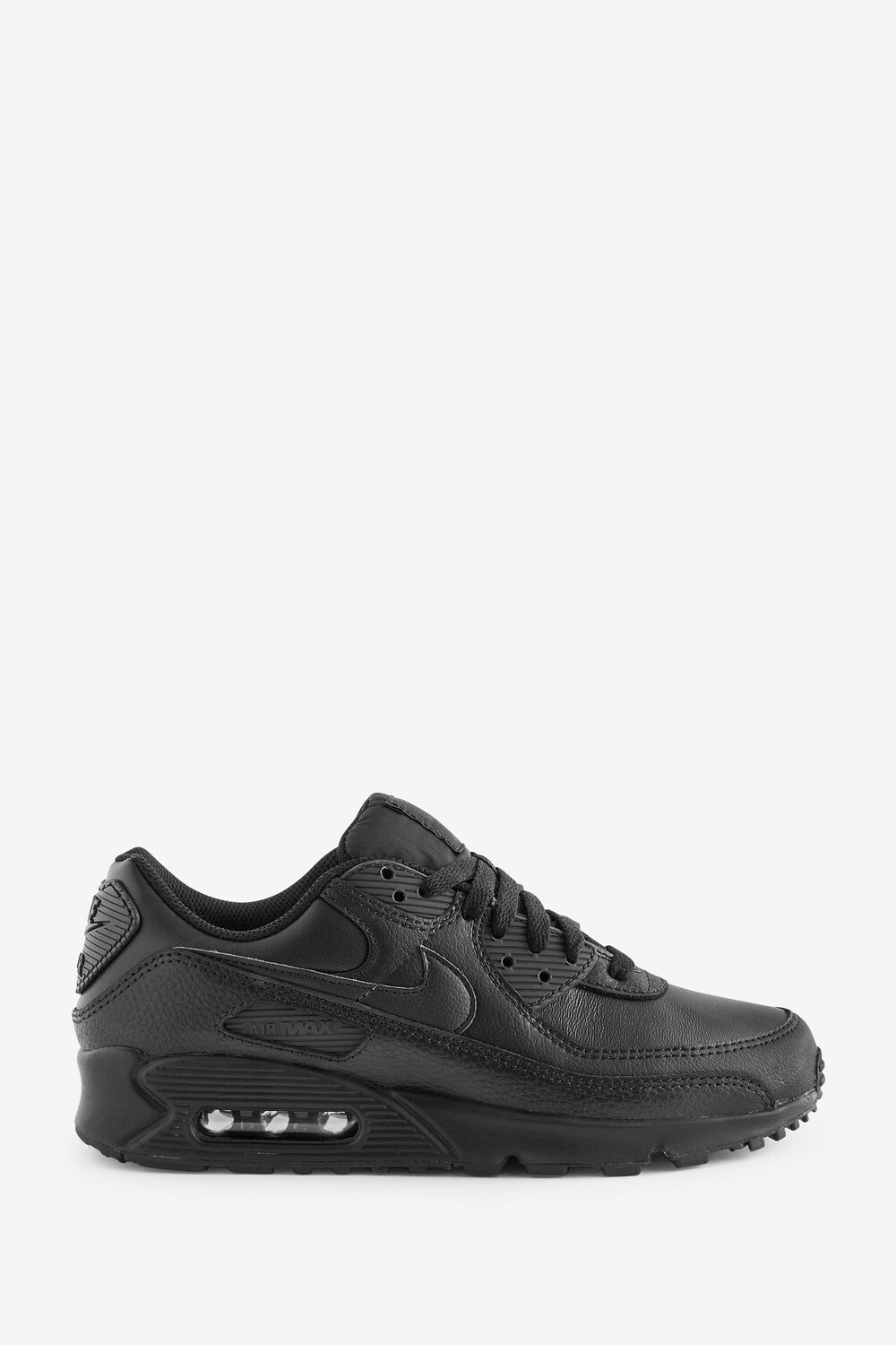 

Кожаные спортивные кроссовки Air Max 90 Nike, черный