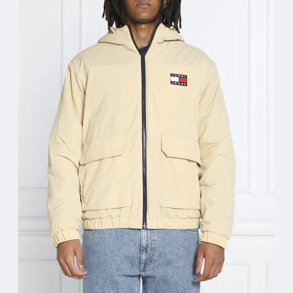 

Двусторонняя куртка свободного кроя из шерпы Tommy Hilfiger, бежевый