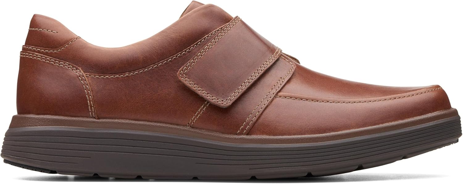 Мужские лоферы Clarks Cotrell Free, Dark Tan Lea — фото 2