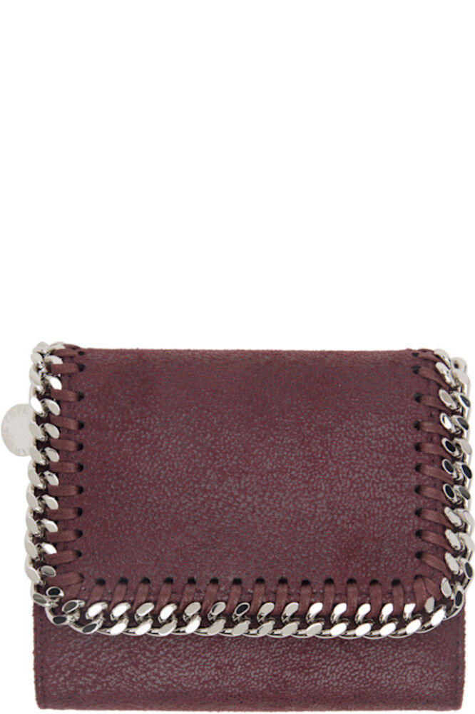 

Кошелек Falabella с клапаном бордового цвета Stella McCartney