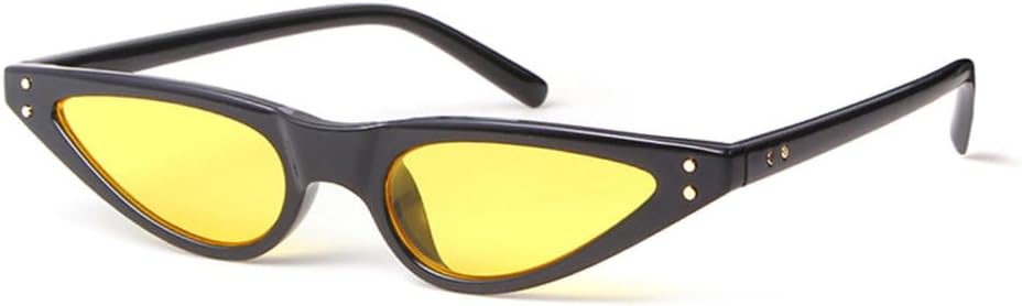 

Солнцезащитные очки «кошачий глаз» для женщин и мужчин, модные, стильные, маленькие, треугольные, женские солнцезащитные очки с защитой от УФ-излучения UV400 generic, C5