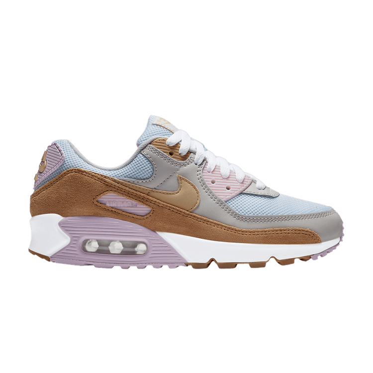 Кроссовки Nike Wmns Air Max 90 'White Sesame', белый