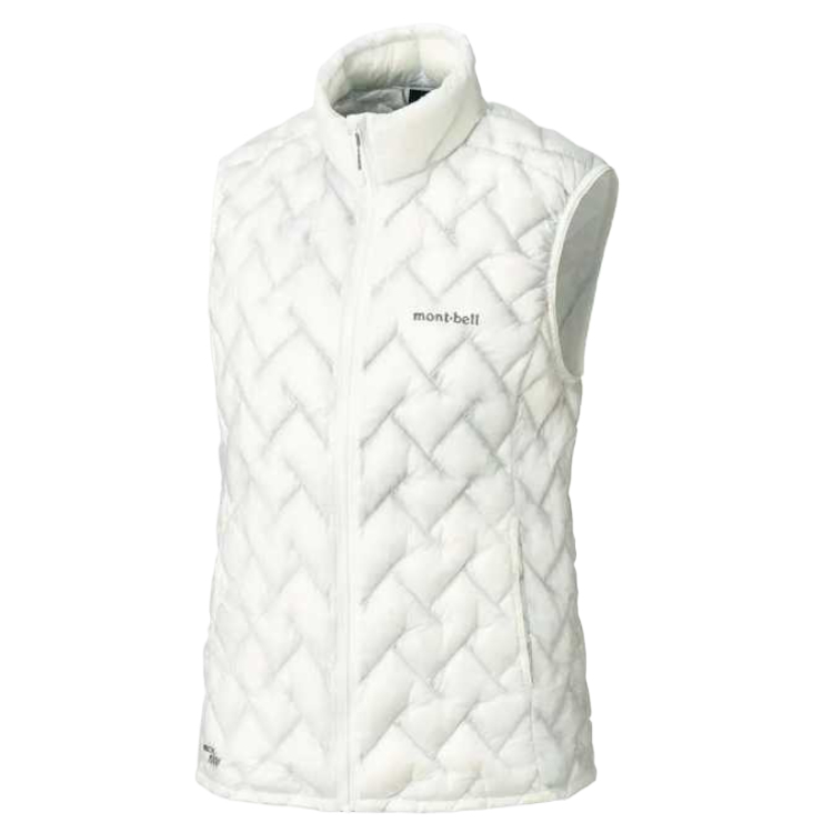 

Женские жилеты с воротником стойкой, умеренные, прочие MONTBELL, белый