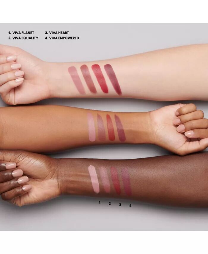 Macximal Viva Glam Шелковистая матовая губная помада, 0,1 унции, цвет Viva Equality — фото 3