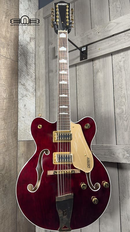 

Электрогитара Gretsch G5422G-12 Electromatic Classic Hollow Body Double-Cut 12-String with Gold Hardware, Laurel Fingerboard, Walnut Stain Electric Guitar 2516319517