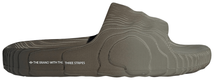 

Шлепанцы adidas Adilette 22 Slide 'Silver Pebble', серый