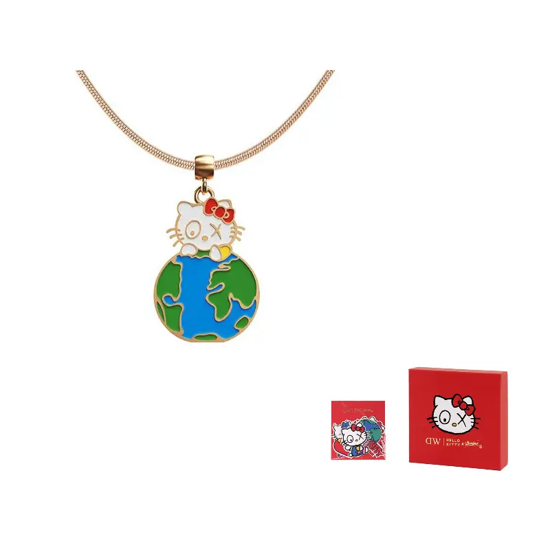 

Женское колье из сплава Daniel Wellington Dw/Danielwellington, earth pendant necklace