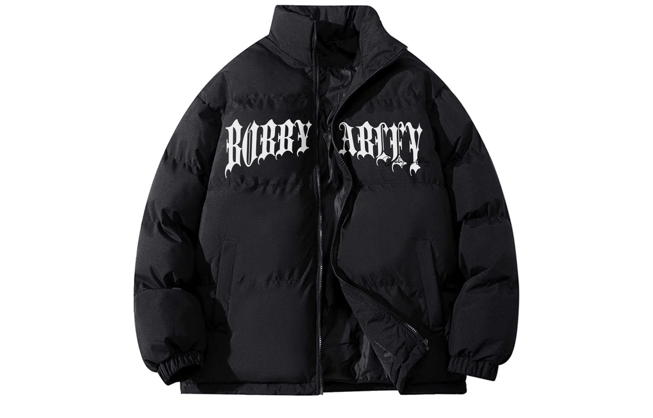 

BOBBY ABLEY Пуховик унисекс, Black (Youth Minimalist)
