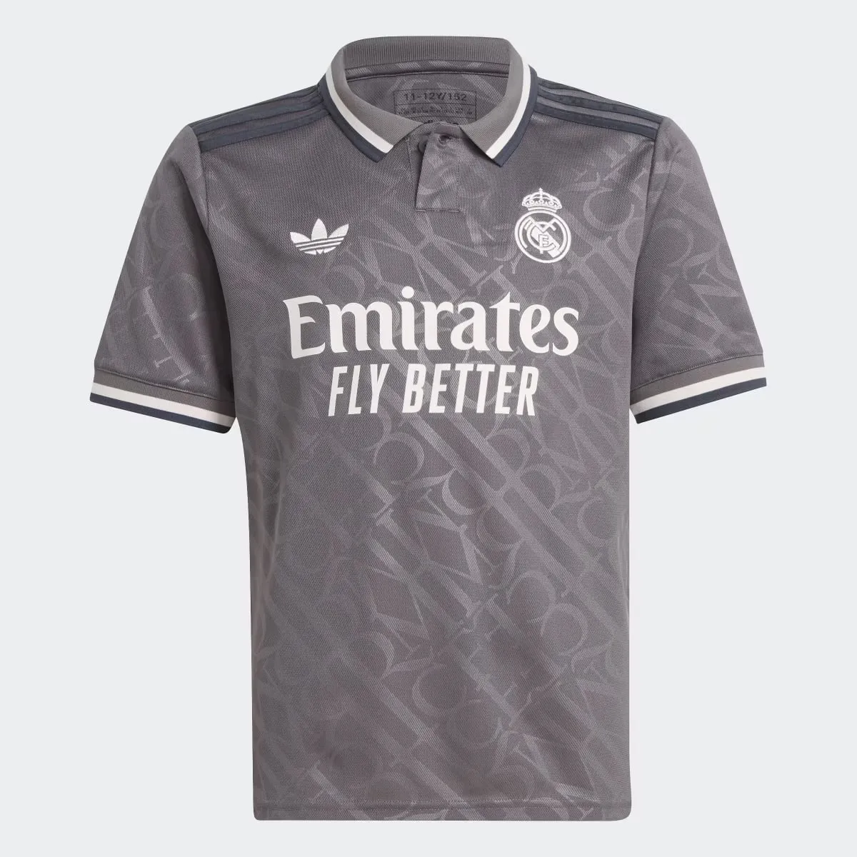 

Футболка детская Adidas третьего состава Real Madrid 24/25, серый